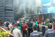 Lantai 5 Gedung Kemenkumham Terbakar, Diduga Akibat Arus Pendek