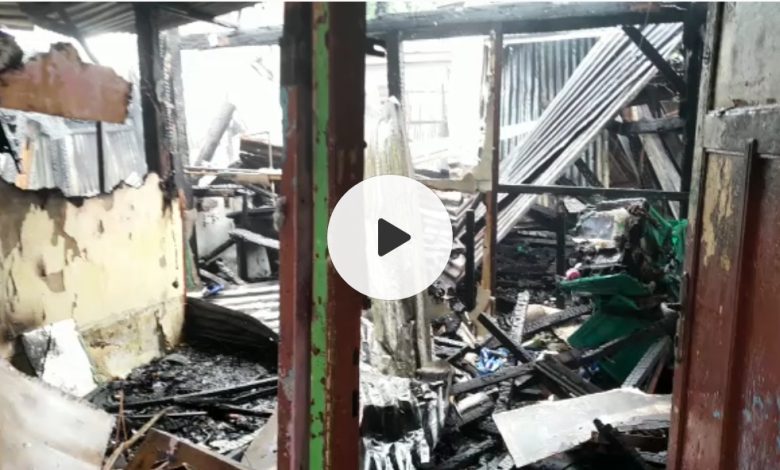Satu Rumah Ludes Terbakar di Maccini Sombala Makassar