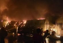 Pasar Sentral Makassar Terbakar