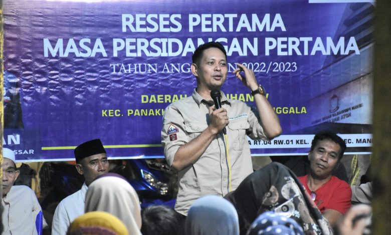 Reses di Antang, Supratman: Pembenahan Infrastruktur Harus Jadi Perhatian Khusus