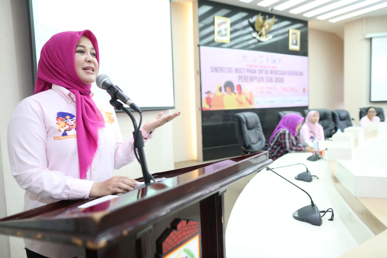 Puncak 16HAKtP, Fatmawati Rusdi Sebut Lorong Wisata dan Jagai Ana'ta Solusi Turunkan Angka Kekerasan Perempuan dan Anak