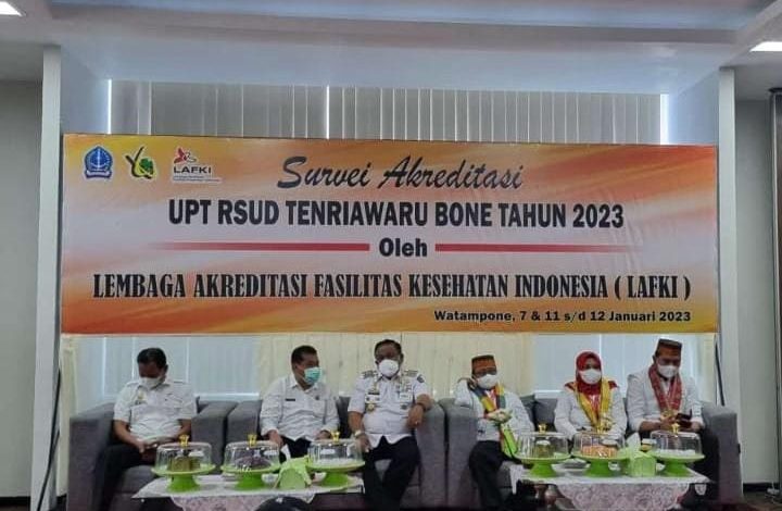 Akreditasi UPT RSUD Tenriawaru Bupati Bone Semoga Program UHC Tahun Ini Bisa Terwujud