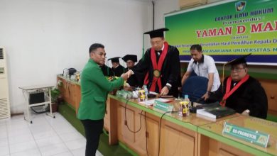 Alumnus FH Univ 45 Bosowa Angkatan 2001 Berhasil Raih Gelar Doktor pada Pascasarjana UMI 