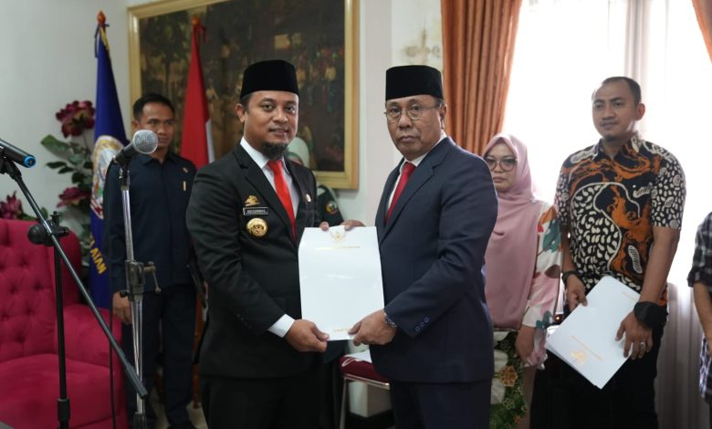 Andi Aslam Patonangi dilantik sebagai Pj Sekda oleh Gubernur Sulsel