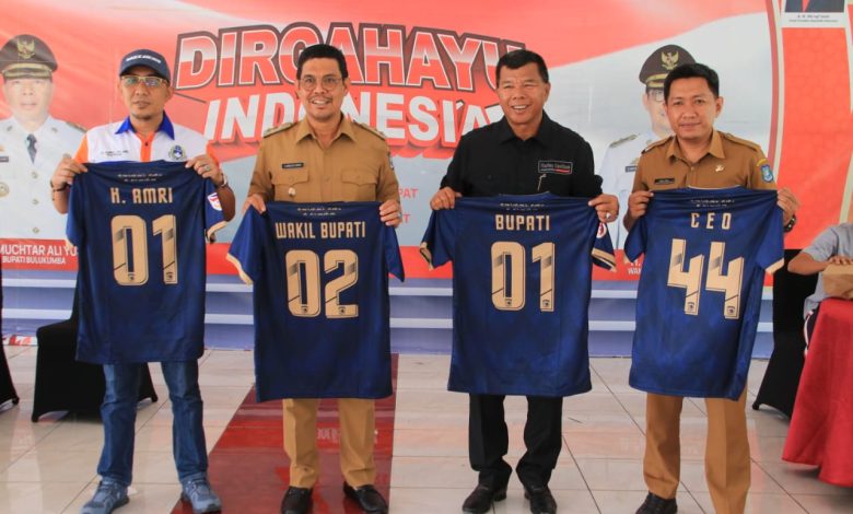 Bertanding di Liga 3, Bupati Andi Utta Lepas Tim Sepakbola Gasiba