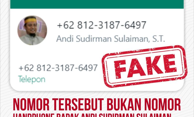 Modus Penipuan WhatsApp Mengaku Gubernur Sulsel Mengintai, Waspada!