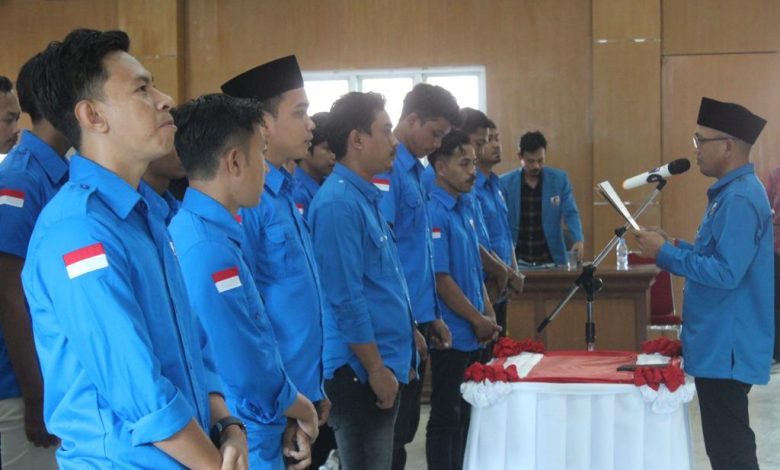 Wakili Bupati, Kepala Kesbangpol Hadiri Pelantikan DPK KNPI Se-Kabupaten Bulukumba