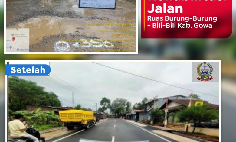 Jadi Prioritas Gubernur, Pemprov Sulsel Kembali Lanjutkan Penanganan Jalan Rusak di Gowa