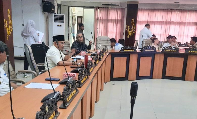 Dihadiri Pemkot, Banmus DPRD Palu Bahas Jadwal Masa Sidang I 2023