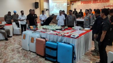 Pengungkapan Kasus Narkotika Terbesar di Polrestabes Makassar: Empat Tersangka, 43,6 Kg Sabu dan 11.477 Butir Ekstasi Diamankan