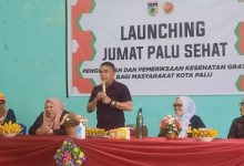 Wali Kota Hadi Launching Jumat Palu Sehat, Siapkan Pelayanan Kesehatan Gratis