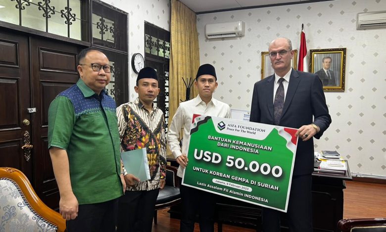 Bantu Korban Gempa Turki dan Suriah, ASFA Salurkan USD100.000