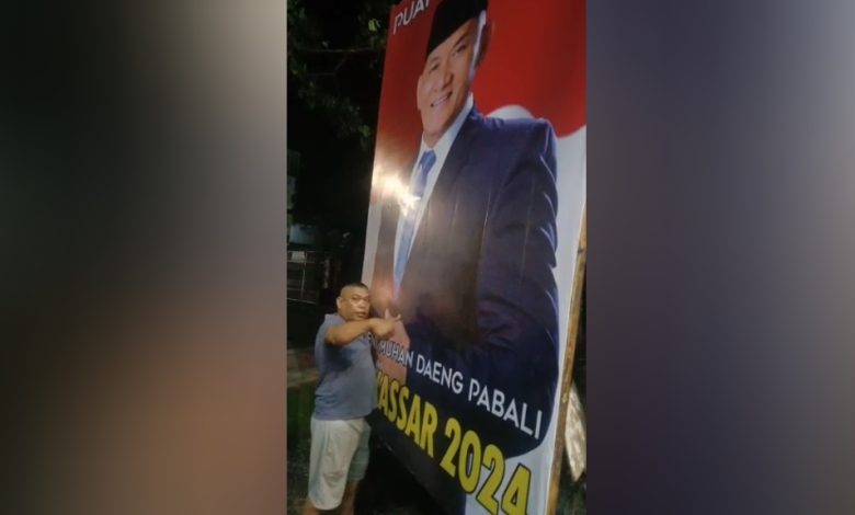 Siap Maju Pilwali Makassar 2024, "Puang TindiZ" Mulai Tebar Baliho