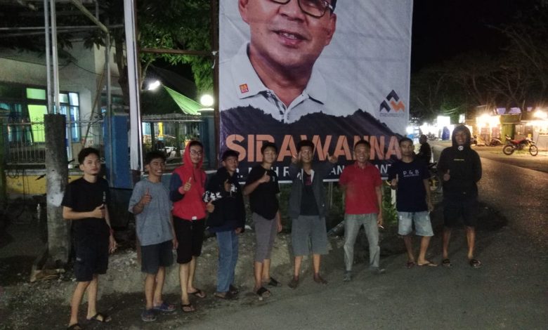 Baliho Sibawanna Danny Pomanto terpasang di Kabupaten Bone