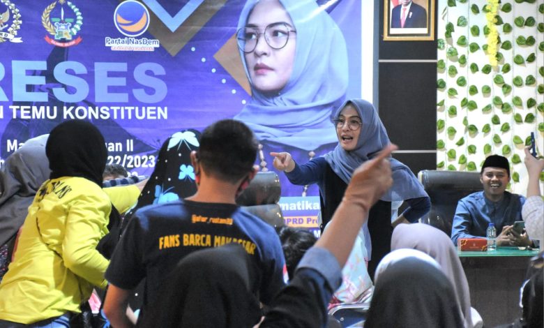 Anggota DPRD Provinsi Sulsel, Andi Rachmatika Dewi