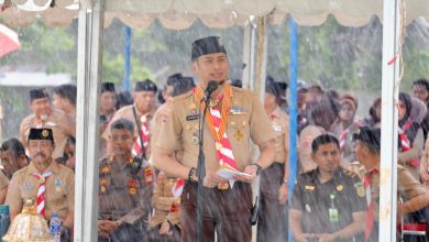 Hadiri Raimuna Cabang Gowa, Bupati Adnan Pramuka Wadah Pembentukan Karakter