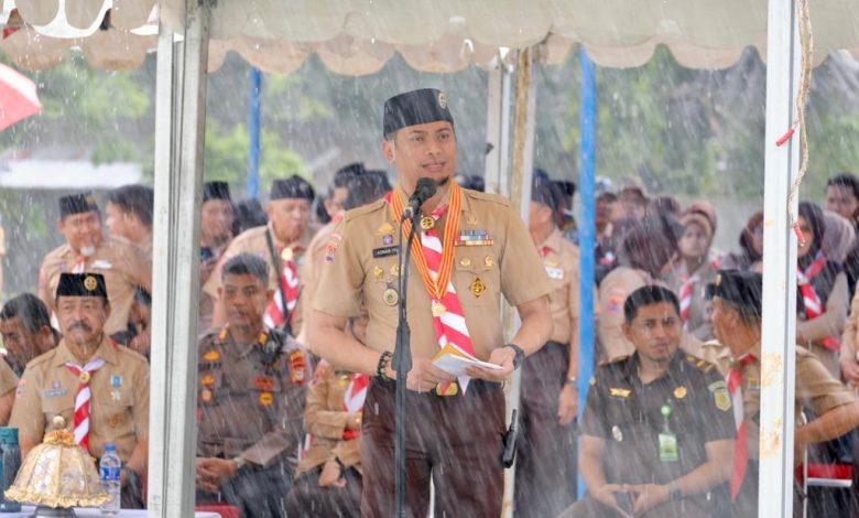 Hadiri Raimuna Cabang Gowa, Bupati Adnan Pramuka Wadah Pembentukan Karakter