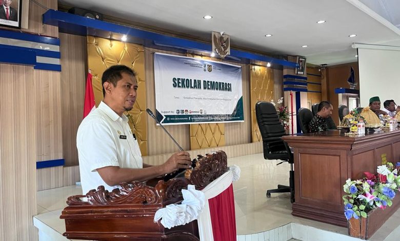 Hadiri Sekolah Demokrasi HMI Bulukumba Ahmad Arfan Berharap Pentingya Kesadaran Pesta Demokrasi 2024 Kepada Seluruh Peserta