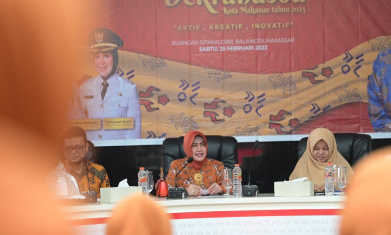 Buka Raker, Indira Minta Dekranasda Kota Makassar Fokus Branding Kuliner dan Bina UMKM di Lorong Wisata