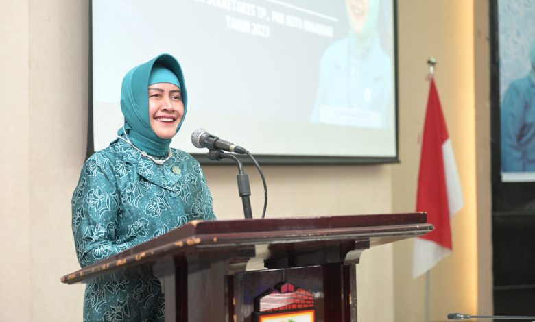Indira Yusuf Ismail Buka Raker TP PKK Kota Makassar