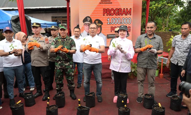 Indira Yusuf Ismail Hadiri Program Satu Juta Polybag Gerakan Terus Menanam Dukung Pemkot Makassar Tekan Inflasi