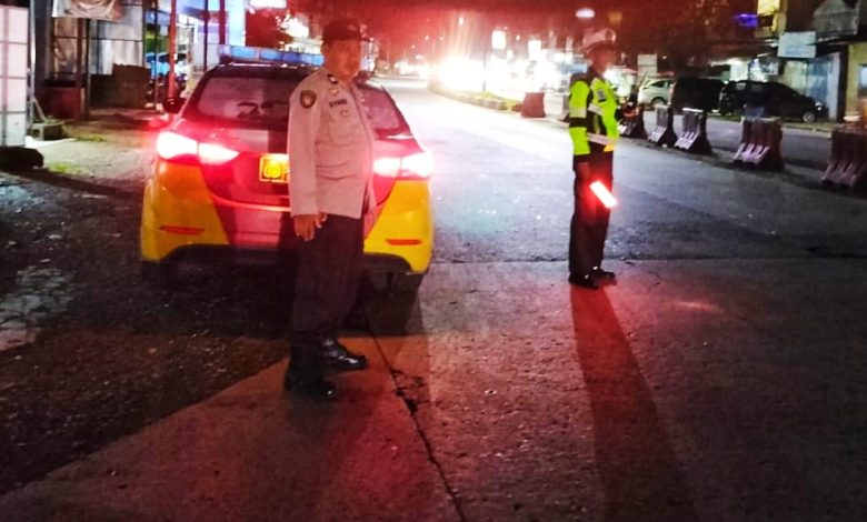 Polsek Bungoro Gelar Pengamanan Jalur Rombongan Suporter Bola