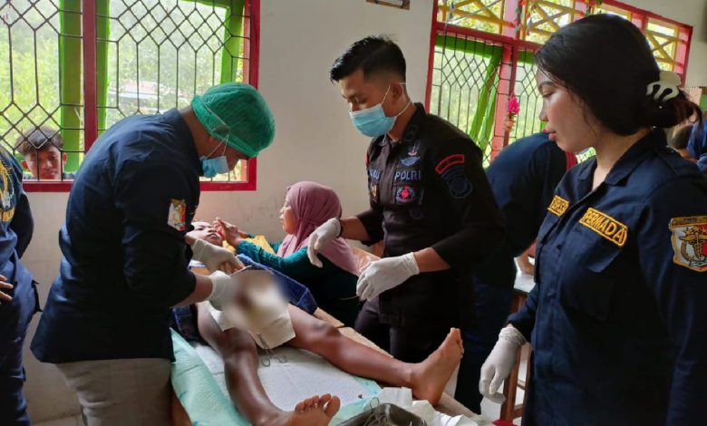 Puluhan Anak Desa Tamboe dan Dadeko Ikut Sunatan Massal Gratis Akper Mappa Ouddang