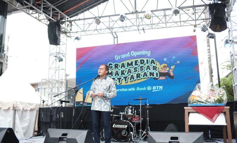 Resmikan Gramedia Store Mall Pettarani, Danny Pusat Literasi Baru di Makassar