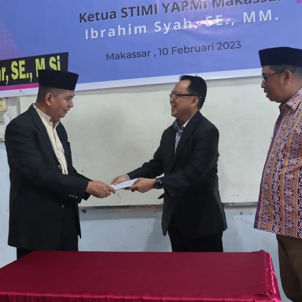 Sejarah Baru, Stimi Yapmi Makassar Cetak Professor, SK Diserahkan Langsung Kepala LLDIKTI IX