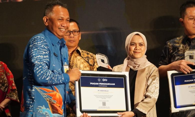 Setor PPh dan PPN Terbesar, KALLA Raih Penghargaan Kanwil DJP Sulselbartra