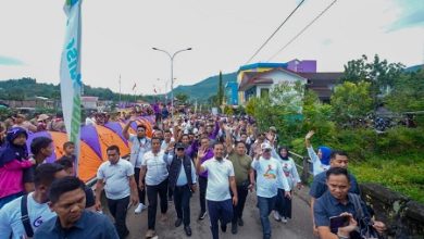 Gubernur Andi Sudirman Bersama Masyarakat Jalan Sulsel Anti Mager di Enrekang