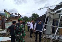 BPBD: Belasan Rumah Rusak Dampak Angin Kencang di Kota Palu