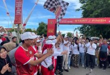 Rudianto Lallo-Danny Pomanto Jalan Sehat Bersama Ribuan Masyarakat Bone