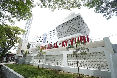 Pembangunan Masjid Al-Ayyubi Kompleks Kantor Gubernur Sulsel Rampung 100 Persen