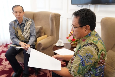 Pj Sekda Andi Aslam Terima Kunjungan Kepala Kantor Konsuler Jepang di Makassar