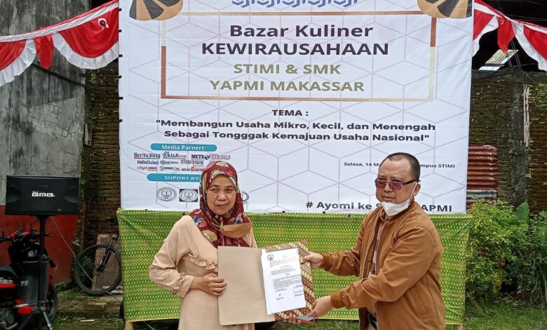 Bazar Kuliner STIMI-SMK Yapmi, Dorong Kemandirian Kuliner Buatan Mahasiswa-Siswi