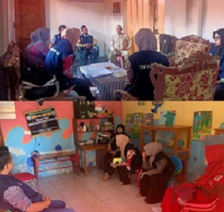 Dinas Sosial Makassar Visitasi ke LKS