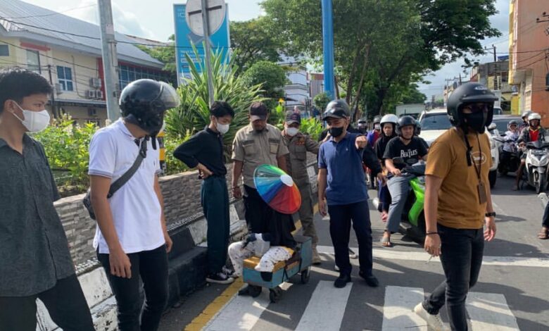 Dinsos Makassar Amankan Anjal di Sejumlah Persimpangan Jalan