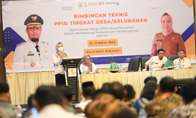 Diskominfo-SP Sulsel Gelar Bimtek, Optimalkan Peran PPID DesaKelurahan