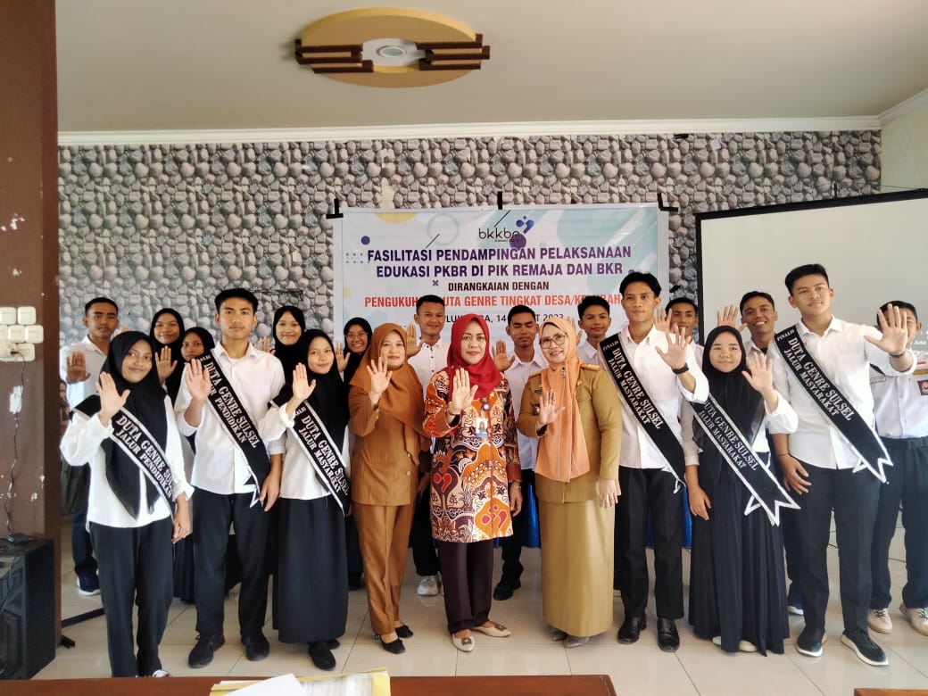 Kaper BKKBN Provinsi Sulawesi Selatan Hadiri Pengukuhan 20 Duta Genre Bulukumba