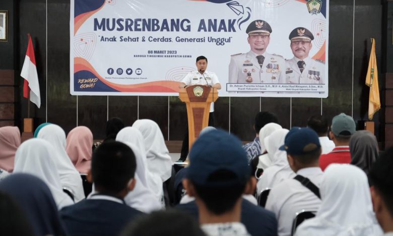 Pemkab Gowa Libatkan Anak Dalam Perencanaan Pembangunan 2024