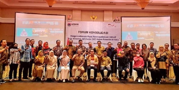 Plt Kadis Sosial Hadiri Forum Pokja Kota Iklusif APEKSI di Malang, Bahas Pendampingan Disabilitas