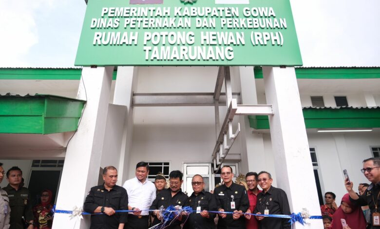 RPH Modern Tamarunang Resmi Dioperasikan, Siapkan Sistem Elektronik Terbaik dan Higenis