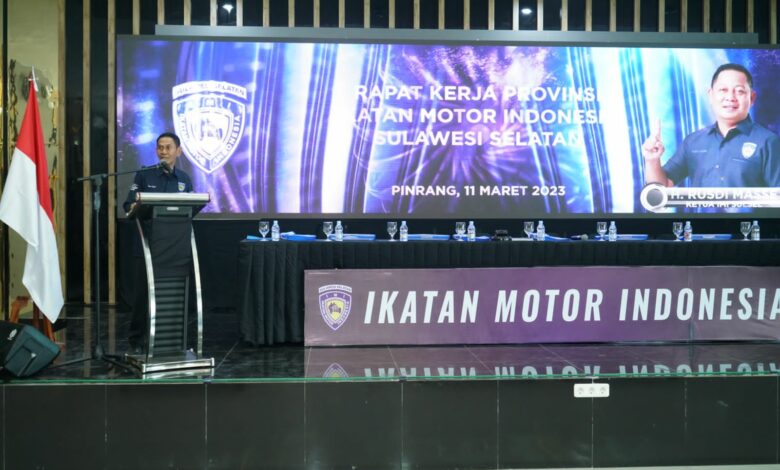 Rusdi Masse Kumpulkan Seluruh Pecinta Otomotif Se-Sulsel Melalui Rakerprov IMI