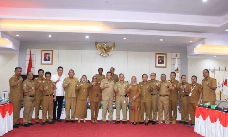 Serah Terima JPT Pratama Lingkup Pemprov Sulteng Disaksikan Wagub
