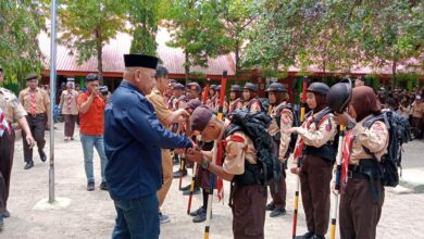 Wabup Edy Manaf Lepas Peserta Pramuka Lomba LT IV Tingkat Daerah Sulsel