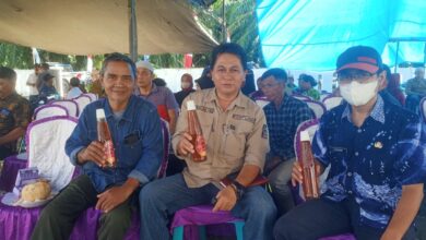 Asrul ikut pamerkan penemuannya pada kegiatan Jambore Pertanian Tingkat Provinsi Sulsel di Kabupaten Bone