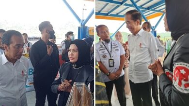 Jokowi Kunjungi Stan Pameran Bulukumba, Ketua Dekranasda Kenalkan Pinisi dan Wisata Tanjung Bira