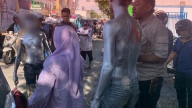 Korban Penipuan Telantar dan Menjadi Manusia Silver Diamankan Dinsos Makassar