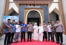Hadiri Peresmian Masjid Al Ghaffar, Bupati Gowa Harap Toleransi Beragama di Jajaran Polres Semakin Kuat